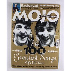 MOJO magazine August 2000 Songwriters Special 100 greatest songs of all time
